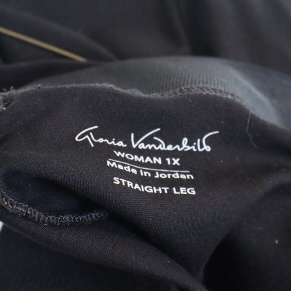 Gloria Vanderbilt Black Women's Pants Pull On Size XL LKN - Picture 5 of 6